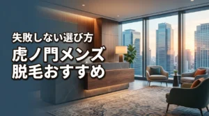 虎ノ門メンズ脱毛のおすすめはどこ？初めてでも安心な選び方と注意点を解説