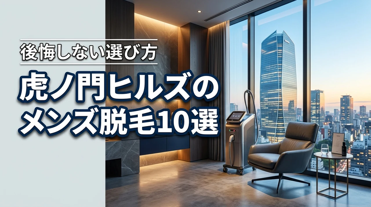 虎ノ門ヒルズでメンズ脱毛おすすめ10選!後悔しない選び方のポイント